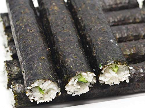 Sushi-Nori, Organic toasted sushi nori 50 sheet/pack (5bags (250 sheets)) von Hello Seaweed