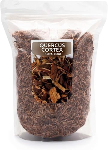 Eichenrinde |geschnitten| sorgfältig verarbeitet, 1KG Quercus Cortex von Herbanordpol