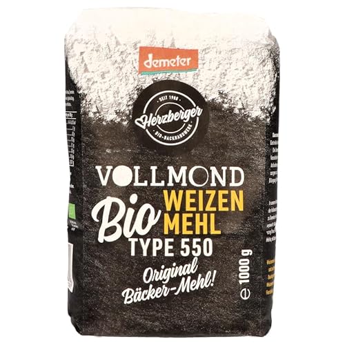 Herzberger Vollmond Bio Weizenmehl, Typ 550, 1 kg Herzberger Vollmond Bio Weizenmehl, Typ 550, 1 kg von herzberger
