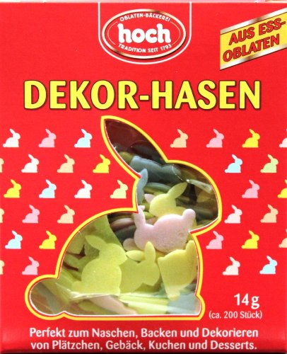 Dekor-Esspapier (Osterhasen) von hoch