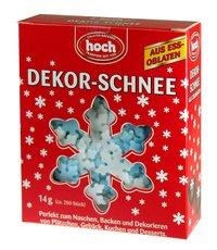 Dekor-Schnee von hoch