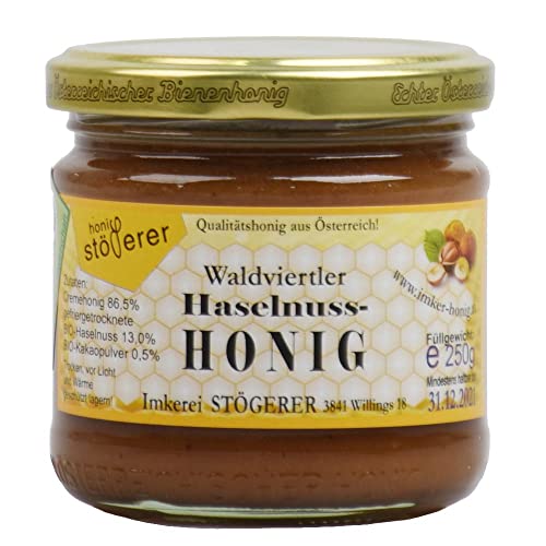 Bio Honig mit Haselnuss 250g von honig stögerer