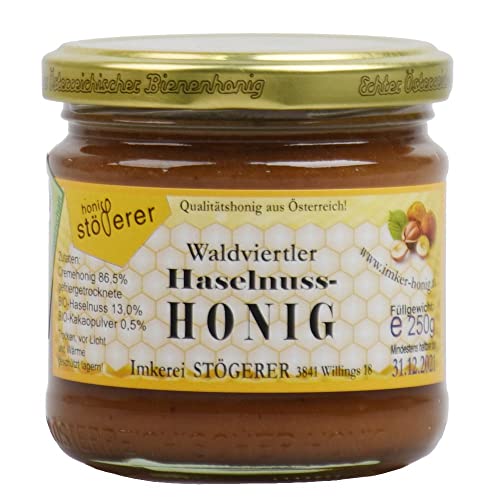 Bio Honig mit Haselnuss 250g Bio Honig mit Haselnuss 250g von honig stögerer