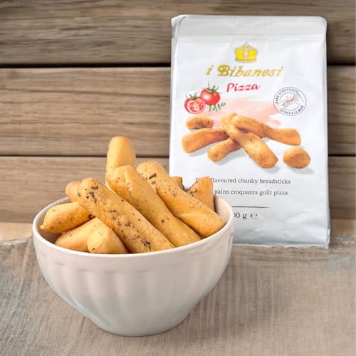 3x 100gr Bibanesi Pizza mit Tomaten und Oregano Brotstangen mit nativem Olivenöl extra handgefertigt 3x 100gr Bibanesi Pizza mit Tomaten und Oregano Brotstangen mit nativem Olivenöl extra handgefertigt von i Bibanesi