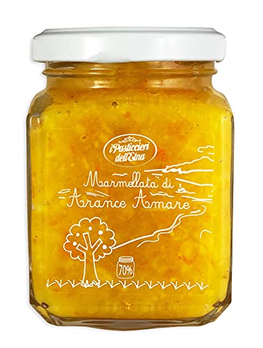 Fruchtige Bitterorangen Marmelade mit Schale aus Sizilien 250gr Fruchtige Bitterorangen Marmelade mit Schale aus Sizilien 250gr von i Pasticceri dell'Etna