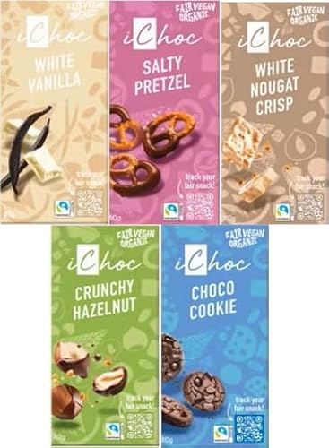 iChoc Mix, vegane Schokolade | 80g x 5 iChoc Mix, vegane Schokolade | 80g x 5 von iChoc
