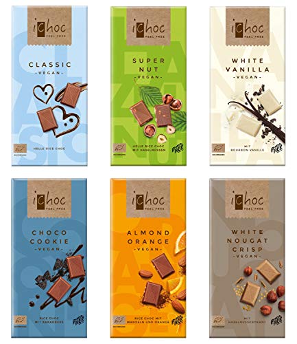 iChoc Mix, vegane Schokolade | 80g x 6 von iChoc