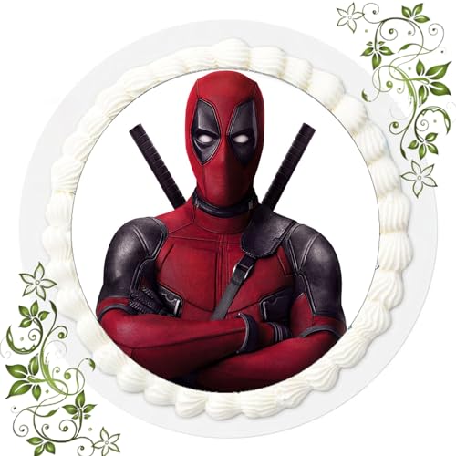 FONDANT Tortenbild, Zuckerbild mit Motiv, Essbares Foto für Torten, Tortenbild, Tortenaufleger Ø 20cm FONDANT Deadpool Nr. 5 FONDANT Tortenbild, Zuckerbild mit Motiv, Essbares Foto für Torten, Tortenbild, Tortenaufleger Ø 20cm FONDANT Deadpool Nr. 5 von ich