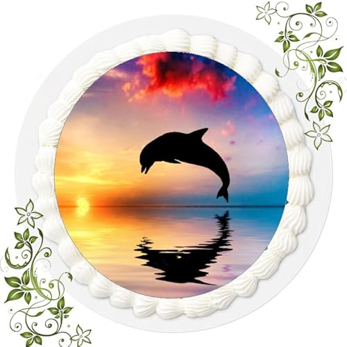 ich FONDANT Delphin Nr. 6099, Essbares Foto für Torten, Tortenbild, Tortenaufleger Ø 20cm, Einfarbig, Blau, 1 Stück, Feier, CAKE_TOPPER ich FONDANT Delphin Nr. 6099, Essbares Foto für Torten, Tortenbild, Tortenaufleger Ø 20cm, Einfarbig, Blau, 1 Stück, Feier, CAKE_TOPPER von ich