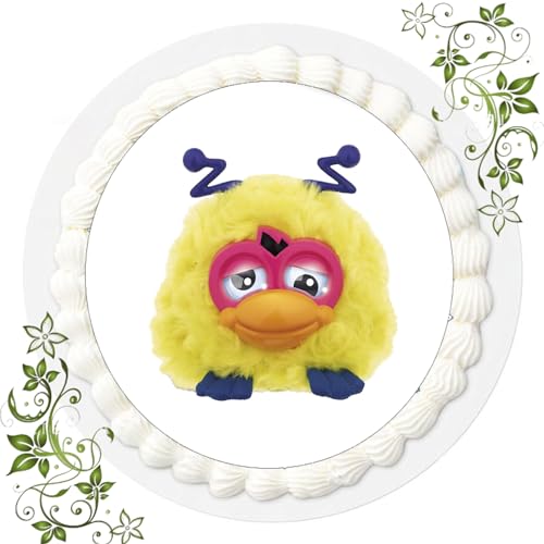 FONDANT Tortenbild, Zuckerbild mit Motiv, Essbares Foto für Torten, Tortenbild, Tortenaufleger Ø 20cm FONDANT Furby Nr. 6 von ich