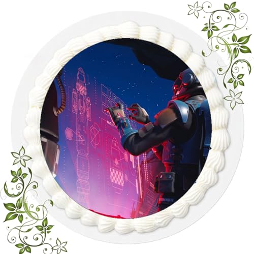 ich FONDANT Tortenbild, Zuckerbild mit Motiv, Essbares Foto für Torten, Tortenbild, Tortenaufleger Ø 20cm FONDANT Gamer Game Fortnite Nr. 18 ich FONDANT Tortenbild, Zuckerbild mit Motiv, Essbares Foto für Torten, Tortenbild, Tortenaufleger Ø 20cm FONDANT Gamer Game Fortnite Nr. 18 von ich