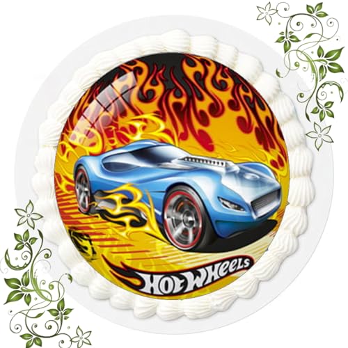 FONDANT Tortenbild, Zuckerbild mit Motiv, Essbares Foto für Torten, Tortenbild, Tortenaufleger Ø 20cm FONDANT Hot Wheels Nr. 7 FONDANT Tortenbild, Zuckerbild mit Motiv, Essbares Foto für Torten, Tortenbild, Tortenaufleger Ø 20cm FONDANT Hot Wheels Nr. 7 von ich