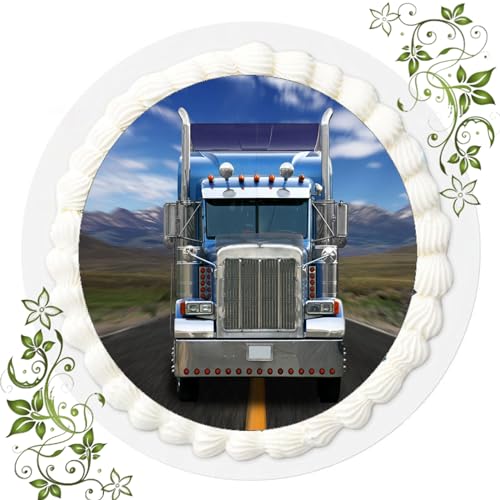 ich FONDANT Tortenbild, Zuckerbild mit Motiv, Essbares Foto für Torten, Tortenbild, Tortenaufleger Ø 20cm FONDANT LKW Trucks Nr. 5 ich FONDANT Tortenbild, Zuckerbild mit Motiv, Essbares Foto für Torten, Tortenbild, Tortenaufleger Ø 20cm FONDANT LKW Trucks Nr. 5 von ich