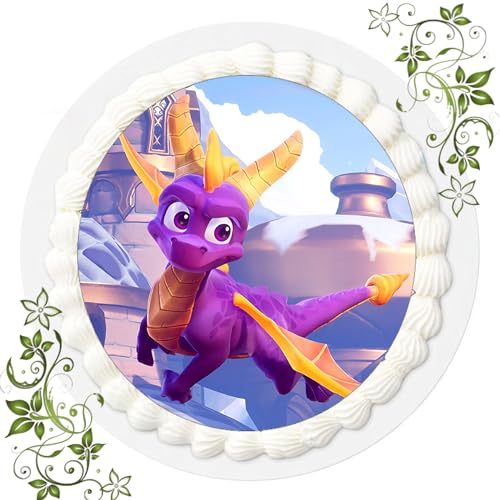 FONDANT Tortenbild, Zuckerbild mit Motiv, Essbares Foto für Torten, Tortenbild, Tortenaufleger Ø 20cm FONDANT Spyro Nr. 3 FONDANT Tortenbild, Zuckerbild mit Motiv, Essbares Foto für Torten, Tortenbild, Tortenaufleger Ø 20cm FONDANT Spyro Nr. 3 von ich