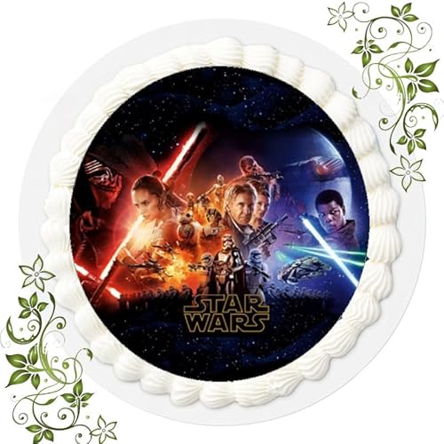 FONDANT Tortenbild, Zuckerbild mit Motiv, Essbares Foto für Torten, Tortenbild, Tortenaufleger Ø 20cm FONDANT Star Wars T9 FONDANT Tortenbild, Zuckerbild mit Motiv, Essbares Foto für Torten, Tortenbild, Tortenaufleger Ø 20cm FONDANT Star Wars T9 von ich