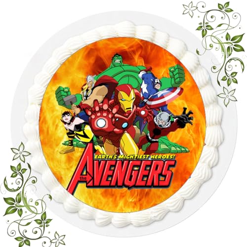 FONDANT Tortenbild, Zuckerbild mit Motiv, Essbares Foto für Torten, Tortenbild, Tortenaufleger Ø 20cm FONDANT The Avengers Nr. 15 FONDANT Tortenbild, Zuckerbild mit Motiv, Essbares Foto für Torten, Tortenbild, Tortenaufleger Ø 20cm FONDANT The Avengers Nr. 15 von ich