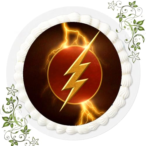 FONDANT Tortenbild, Zuckerbild mit Motiv, Essbares Foto für Torten, Tortenbild, Tortenaufleger Ø 20cm FONDANT The Flash Nr. 61 FONDANT Tortenbild, Zuckerbild mit Motiv, Essbares Foto für Torten, Tortenbild, Tortenaufleger Ø 20cm FONDANT The Flash Nr. 61 von ich