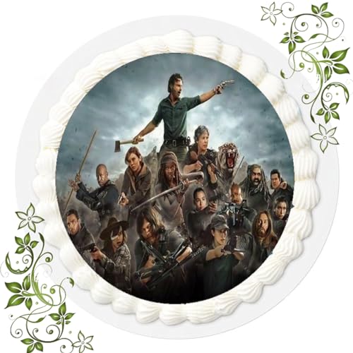 FONDANT Tortenbild, Zuckerbild mit Motiv, Essbares Foto für Torten, Tortenbild, Tortenaufleger Ø 20cm FONDANT The Walking Dead Nr. 22 FONDANT Tortenbild, Zuckerbild mit Motiv, Essbares Foto für Torten, Tortenbild, Tortenaufleger Ø 20cm FONDANT The Walking Dead Nr. 22 von ich