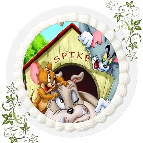 FONDANT Tortenbild, Zuckerbild mit Motiv, Essbares Foto für Torten, Tortenbild, Tortenaufleger Ø 20cm FONDANT Tom & Jerry Nr. 14 FONDANT Tortenbild, Zuckerbild mit Motiv, Essbares Foto für Torten, Tortenbild, Tortenaufleger Ø 20cm FONDANT Tom & Jerry Nr. 14 von ich