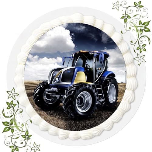 ich FONDANT Tortenbild, Zuckerbild mit Motiv, Essbares Foto für Torten, Tortenbild, Tortenaufleger Ø 20cm FONDANT Trecker-Traktor Nr. 12 ich FONDANT Tortenbild, Zuckerbild mit Motiv, Essbares Foto für Torten, Tortenbild, Tortenaufleger Ø 20cm FONDANT Trecker-Traktor Nr. 12 von ich