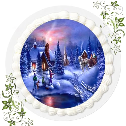 FONDANT Tortenbild, Zuckerbild mit Motiv, Essbares Foto für Torten, Tortenbild, Tortenaufleger Ø 20cm FONDANT Weihnachten Nr. 5 FONDANT Tortenbild, Zuckerbild mit Motiv, Essbares Foto für Torten, Tortenbild, Tortenaufleger Ø 20cm FONDANT Weihnachten Nr. 5 von ich