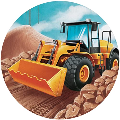 Fondant Tortenaufleger Tortenbild Geburtstag Autos Baustellenfahrzeuge Bagger Trecker K 104 von Dttra