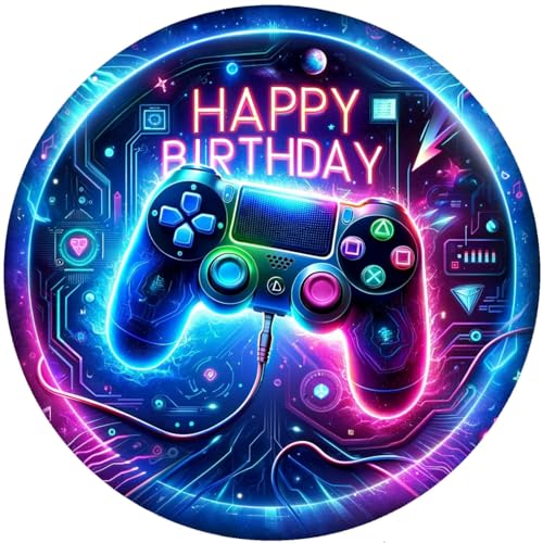 Fondant Tortenaufleger Tortenbild Geburtstag Party Gamer,Player,Zocker K 121 Fondant Tortenaufleger Tortenbild Geburtstag Party Gamer,Player,Zocker K 121 von ich