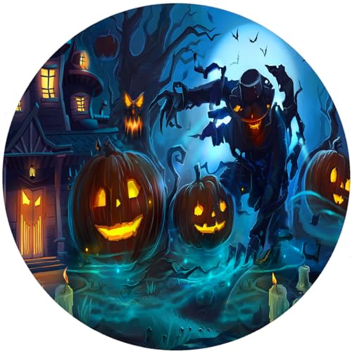 Fondant Tortenbild, Zuckerbild Essbares Foto für Torten, Tortenaufleger Ø 20cm - Halloween Nr. 37 Fondant Tortenbild, Zuckerbild Essbares Foto für Torten, Tortenaufleger Ø 20cm - Halloween Nr. 37 von ich