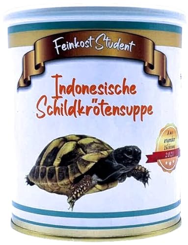 Indonesische Schildkrötensuppe aus der Dose Scherzarktikel, Lustige Geschenkidee, Party-Brüller, Spaßgeschenk, Halloween, Geburtstagsgeschenk von ich