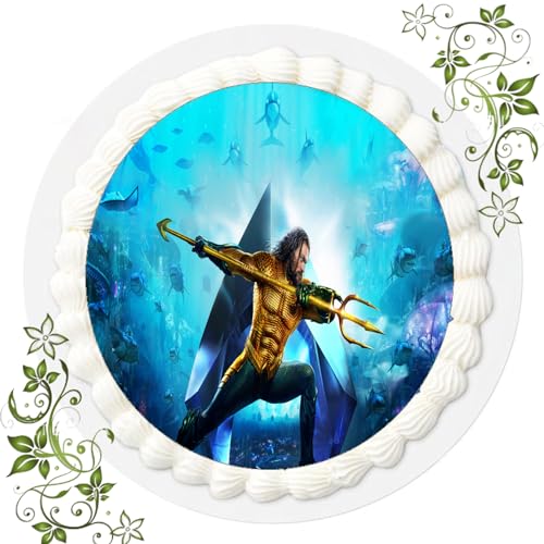 Premium Esspapier Oblate Tortenbild, Essbares Foto für Torten, Tortenaufleger Ø 20cm Aquaman Nr. 5 Premium Esspapier Oblate Tortenbild, Essbares Foto für Torten, Tortenaufleger Ø 20cm Aquaman Nr. 5 von ich