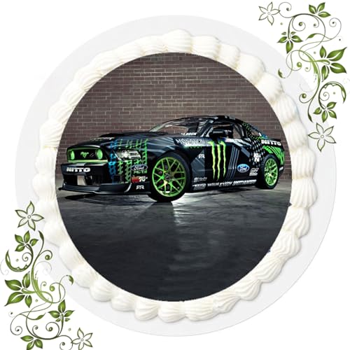 ich FONDANT Tortenbild, Zuckerbild mit Motiv, Essbares Foto für Torten, Tortenbild, Tortenaufleger Ø 20cm FONDANT Muscle Car Mustang Nr. 6060 ich FONDANT Tortenbild, Zuckerbild mit Motiv, Essbares Foto für Torten, Tortenbild, Tortenaufleger Ø 20cm FONDANT Muscle Car Mustang Nr. 6060 von ich