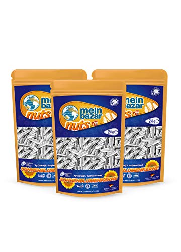3x Meinbazar Sonnenblumenkerne extra gesalzen und geröstet in Schale mein bazar nuts sunflower seeds 250 g 3x Meinbazar Sonnenblumenkerne extra gesalzen und geröstet in Schale mein bazar nuts sunflower seeds 250 g von ikracase