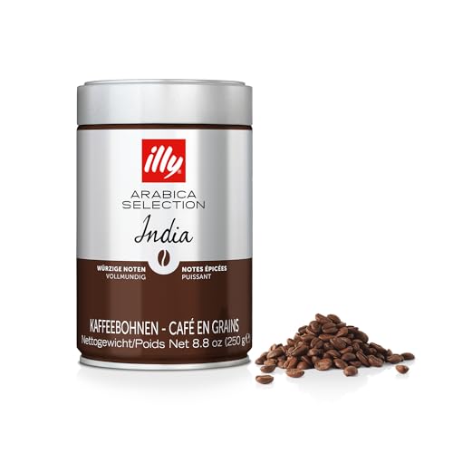 illy Kaffeebohnen zu mahlen Arabica Selection Indien, 250 g Dose von Illy