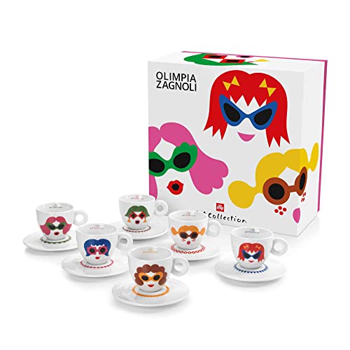 lly Art Collection Olimpia Zagnoli 2019 6er Pack Cappuccino Set, Neu OVP lly Art Collection Olimpia Zagnoli 2019 6er Pack Cappuccino Set, Neu OVP von illy