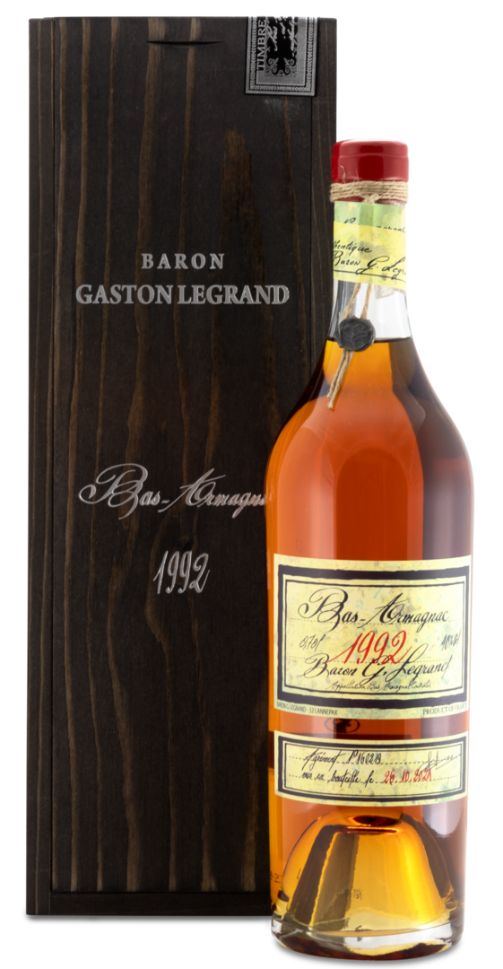 1992 Bas Armagnac "Baron Gaston Legrand" von Cognac Lheraud