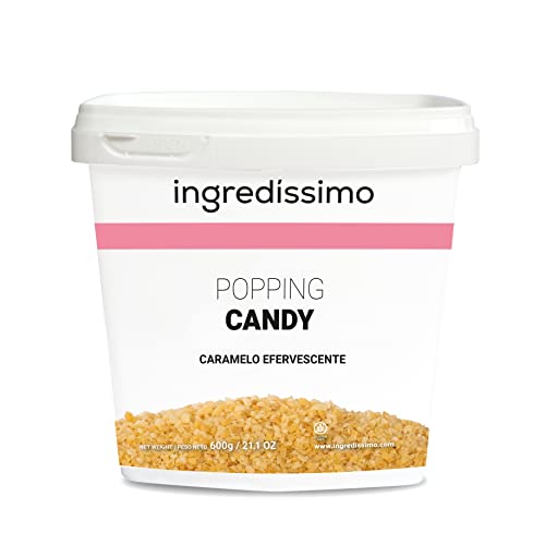 INGREDISSIMO - Knallbonbon, 600 g, Belag aus granulierten Karamellstückchen, Lebensmitteldekoration, mit Kakaobutter überzogen, Sprudeleffekt mit Feuchtigkeit, Farbe Gelb und Bernstein INGREDISSIMO - Knallbonbon, 600 g, Belag aus granulierten Karamellstückchen, Lebensmitteldekoration, mit Kakaobutter überzogen, Sprudeleffekt mit Feuchtigkeit, Farbe Gelb und Bernstein von ingredissimo