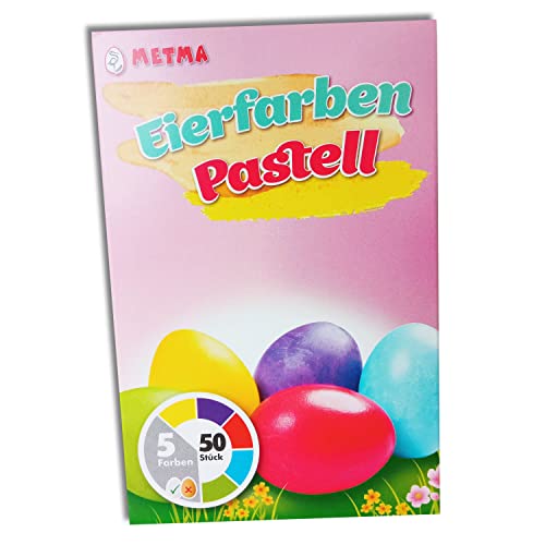Eierfarben Pastell 5 Flüssigfarben zum Kaltfärben gelb, lila, blau, grün, rot PASTELL - Ostereierfarbe Eierfarbe Ostern von itenga