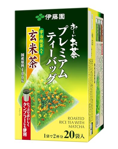 Itoen Premium Tee Bag Genmai Tea 1.8g - 20 peace - Green Tea - (Pack Type) von itoen