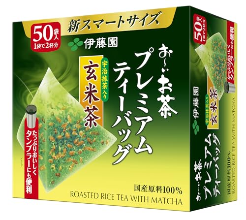Itoen Premium Tee Bag Genmai Tea 1.8g - 50 peace - Green Tea - (Pack Type) von itoen