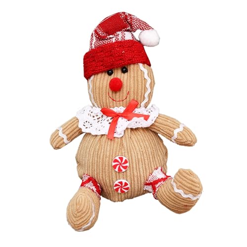 itrimaka Lebkuchen-Baumschmuck,Lebkuchen-Weihnachtsschmuck - Puppenanhänger - Weihnachtsdekorationsornamente für Bäume, hängende Weihnachtsdekoration, Puppenanhängerdekorationen itrimaka Lebkuchen-Baumschmuck,Lebkuchen-Weihnachtsschmuck - Puppenanhänger - Weihnachtsdekorationsornamente für Bäume, hängende Weihnachtsdekoration, Puppenanhängerdekorationen von itrimaka