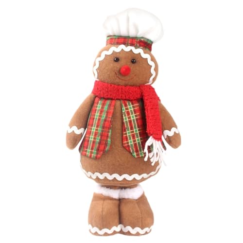 itrimaka Lebkuchenmann-Puppe, ausgestopfter Lebkuchenmann,Einziehbare Lebkuchen-Weihnachtsdekoration, niedliche langbeinige Plüschornamente | Tischdekoration, gefüllte Lebkuchendekoration für itrimaka Lebkuchenmann-Puppe, ausgestopfter Lebkuchenmann,Einziehbare Lebkuchen-Weihnachtsdekoration, niedliche langbeinige Plüschornamente | Tischdekoration, gefüllte Lebkuchendekoration für von itrimaka