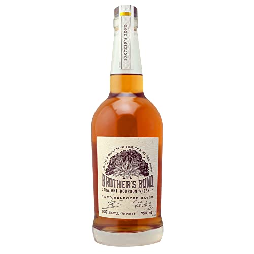 ivv-Bourbon Brother's Bond Bourbon Whiskey 0.75 L (40% Vol.) - Ian Sommerhalder & Paul Wesley + 2 hochwertige Whiskey Steine im Beutel von ivv-Bourbon