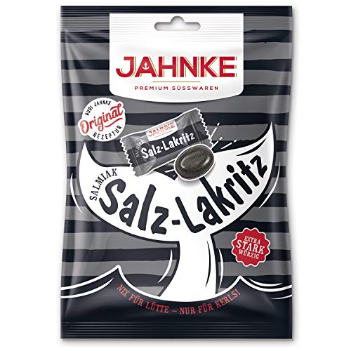 14 Beutel a 125g Jahnke Salz-Lakritz Salzlakritz einzel verpackt von jahnke Salz lakritz