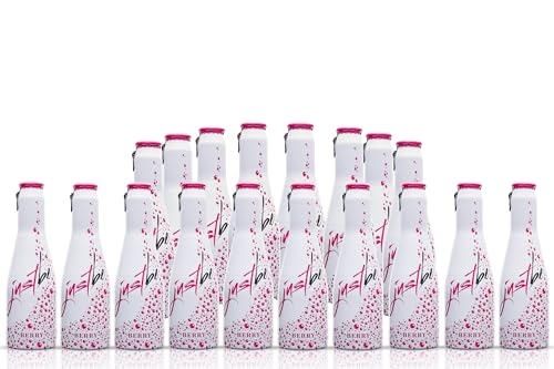 JustBe Berry | Piccolo Wein-Cocktail I Cranberry + Minze Mix (Berry, 18 x 0,2l) von just be