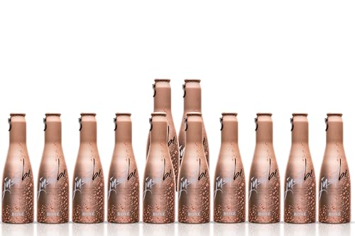 JustBe Rosé | Piccolo frizzante l Prickelnder Premium Rosé-Wein (Rosé, 12 x 0,2l) von just be