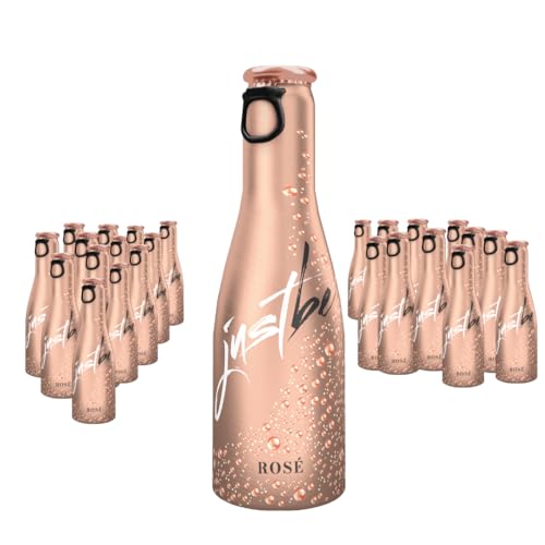 JustBe Rosé | Piccolo frizzante l Prickelnder Premium Rosé-Wein (Rosé, 24 x 0,2l) von just be