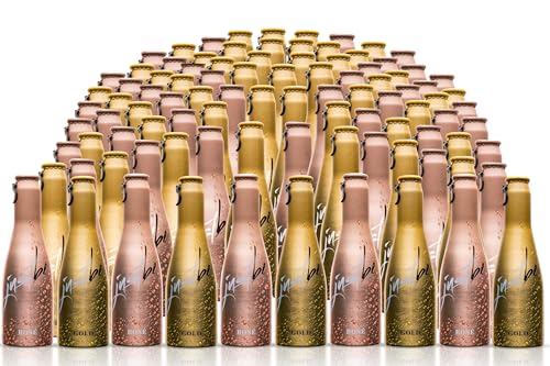 JustBe Gold & Rosé | Piccolo frizzante l Prickelnder Premium Weiss- & Rosé-Wein (Gold & Rosé, 96 x 0,2l) von just be