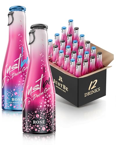 JustBe Rosé & Rosé Alkoholfrei im Mix by Davina Geiss (12 x 0,2l) von just be