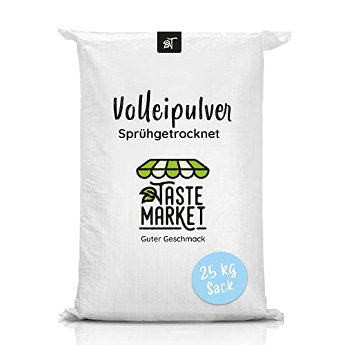 Volleipulver 25 kg | Rührei Kochen Backen | Ei Ersatz | Sprühgetrocknet | Vollei | TASTE MARKET | von TASTE MARKET Guter Geschmack