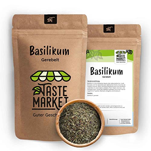 10 kg Basilikum gerebelt | schonend getrocknet | Kräuter | bestes Aroma von TASTE MARKET Guter Geschmack